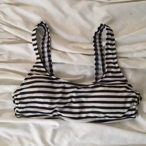 UO striped Bikini Top, S